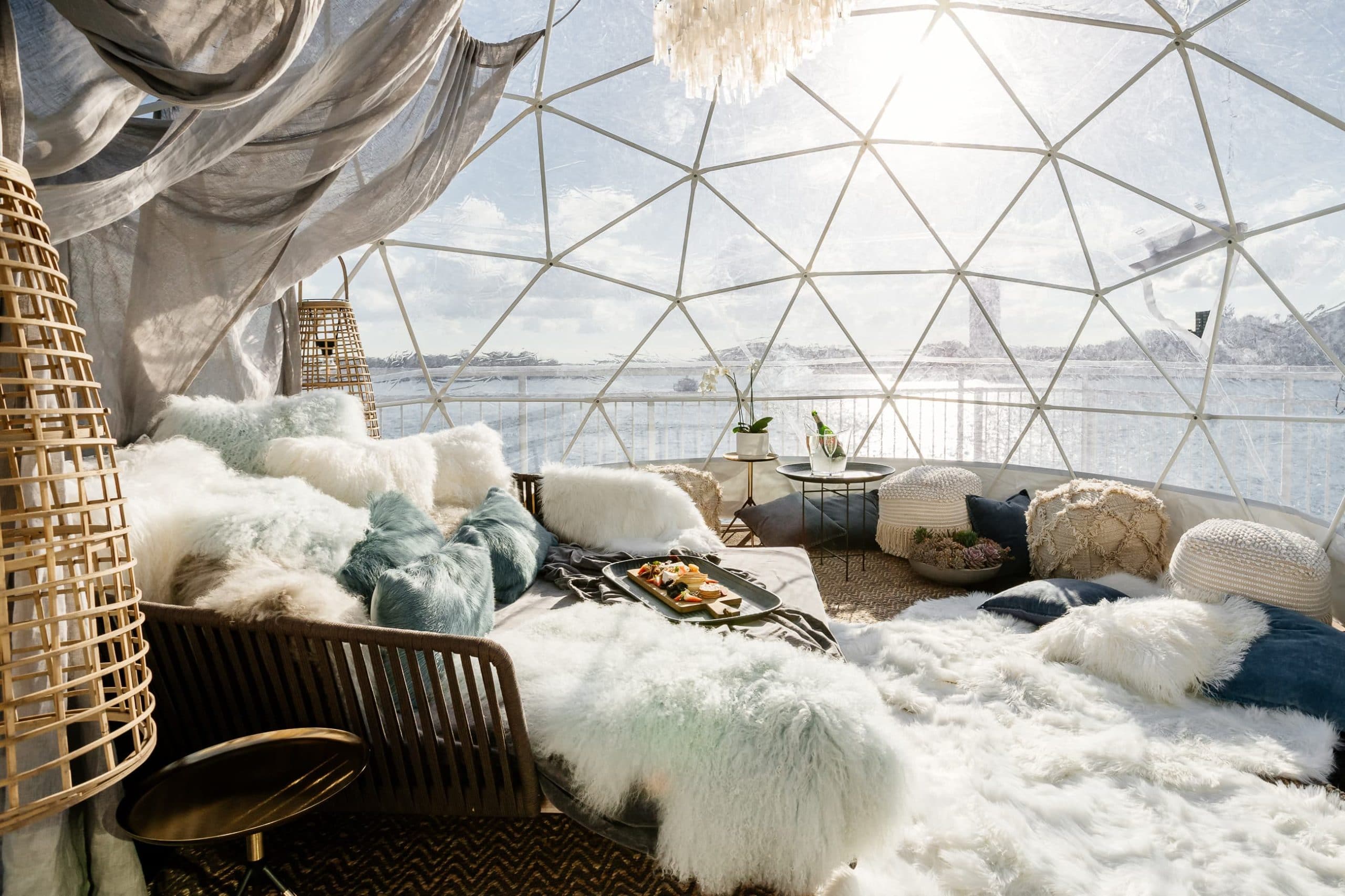 Sydney harbour igloos