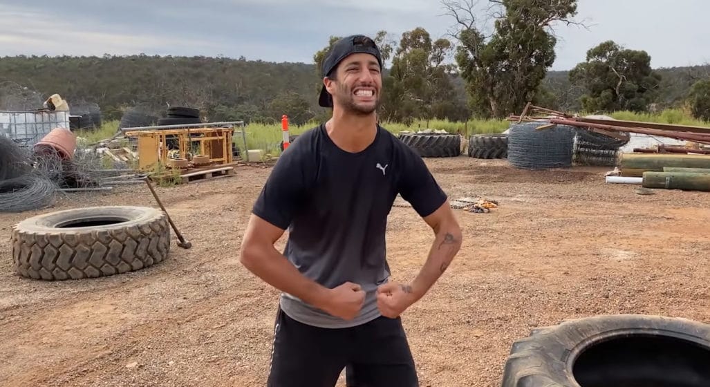 The Daniel Ricciardo Workout: Aussie Home Edition