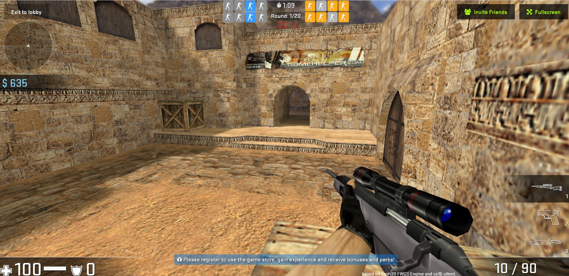 counter strike 1.6 play store