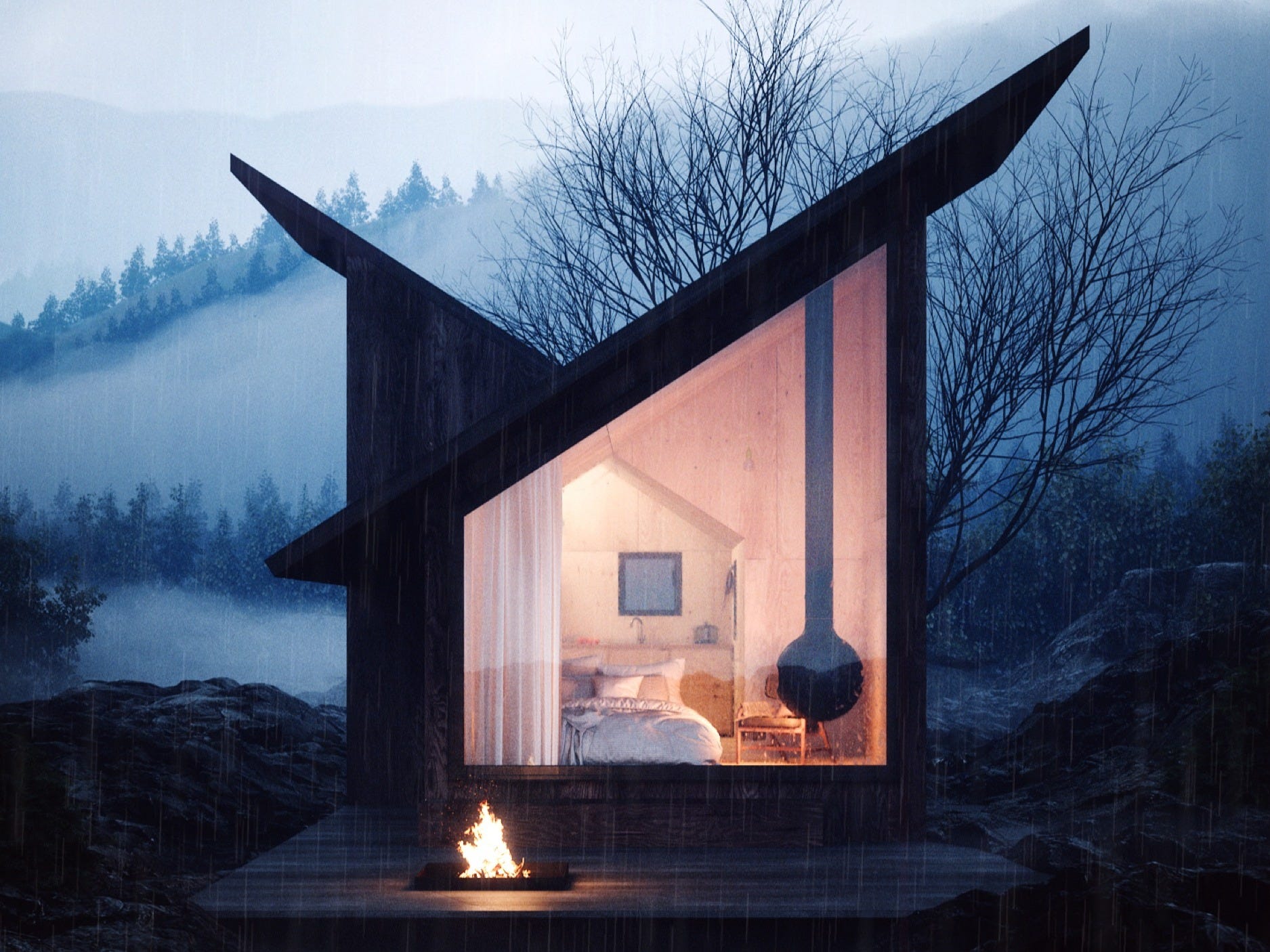 The Mountain Refuge Cabin Lets You Get Back To Basics