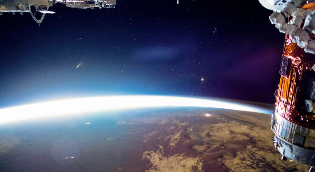 WATCH: An Astronaut&#8217;s View Of Comet Neowise Rising Above Earth In 4K