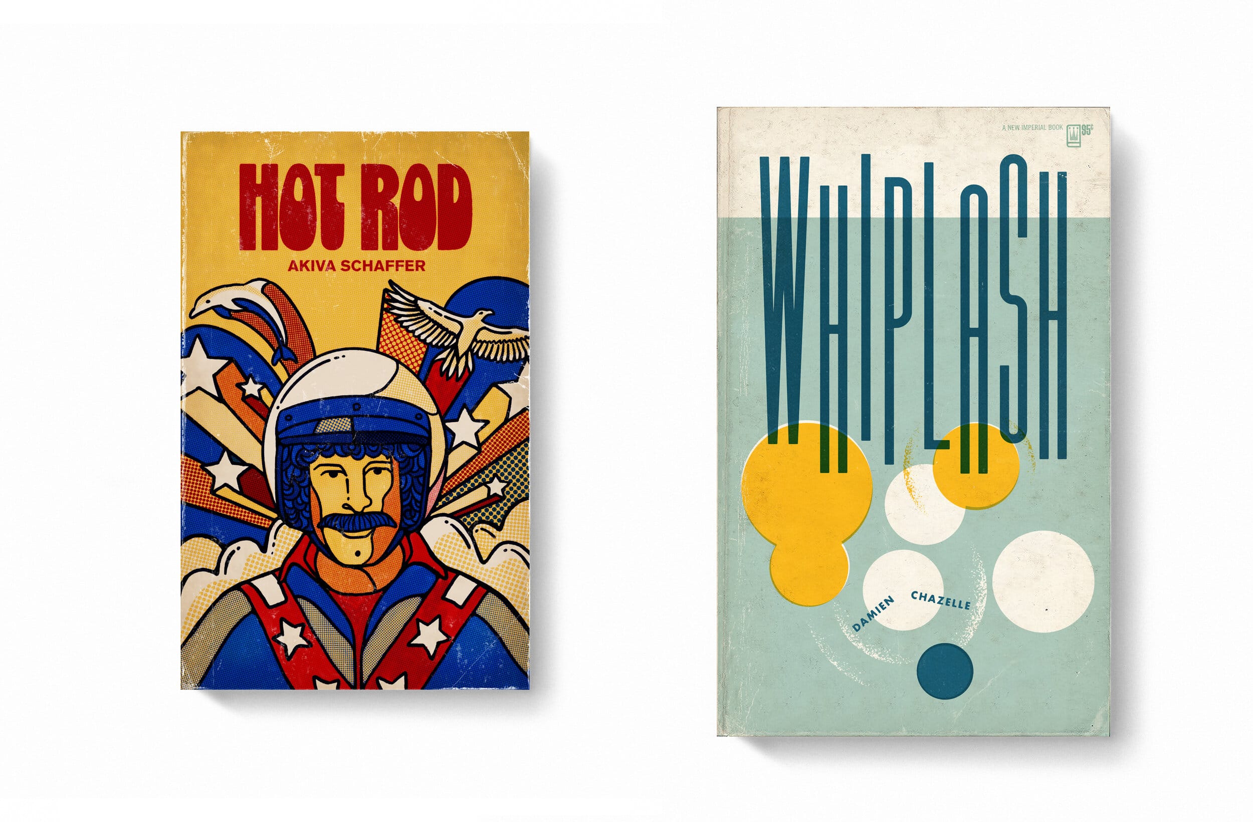 Decorate Your Bachelor Pad With Good Movies As Old Books Prints