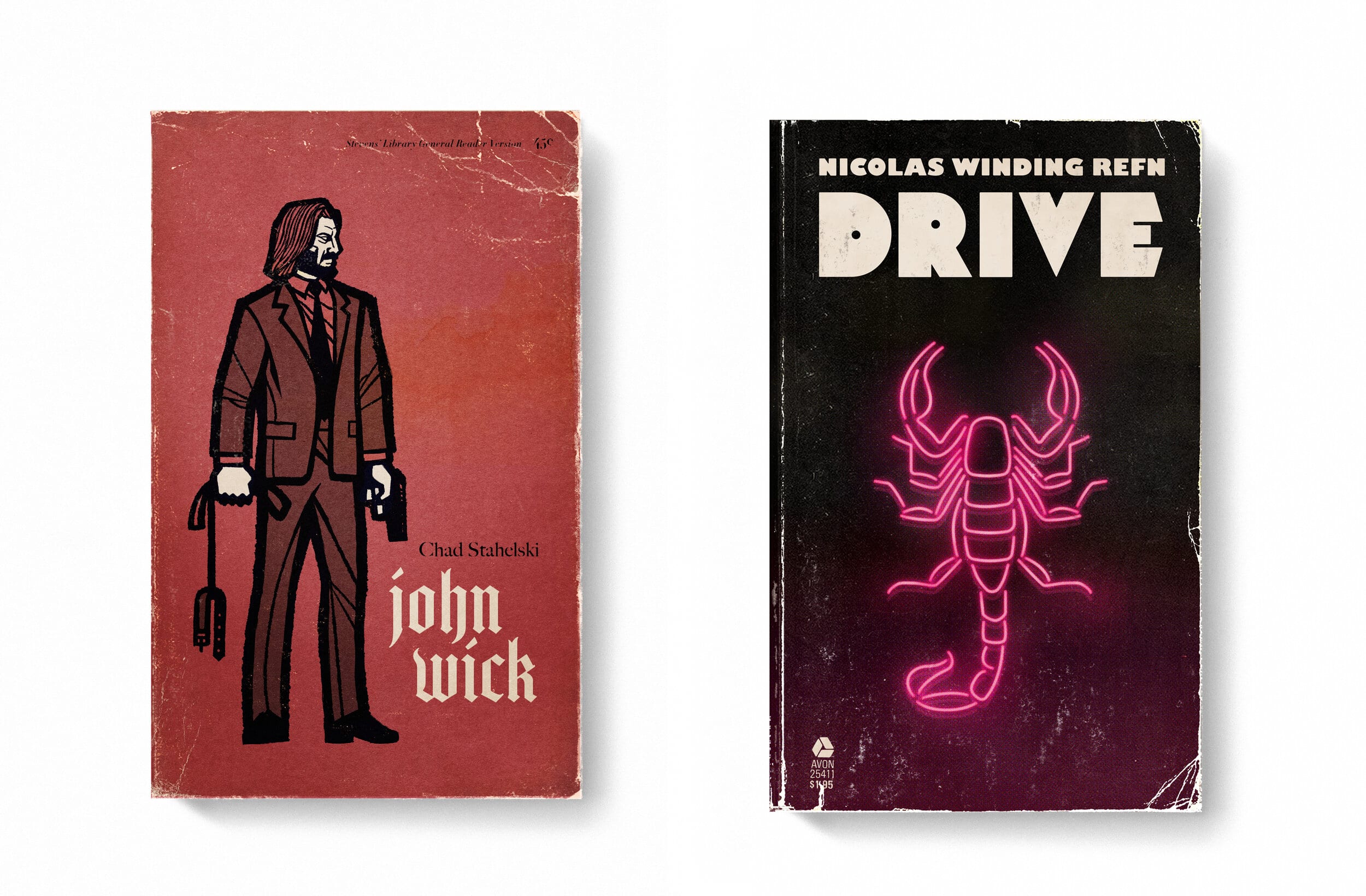 Decorate Your Bachelor Pad With Good Movies As Old Books Prints