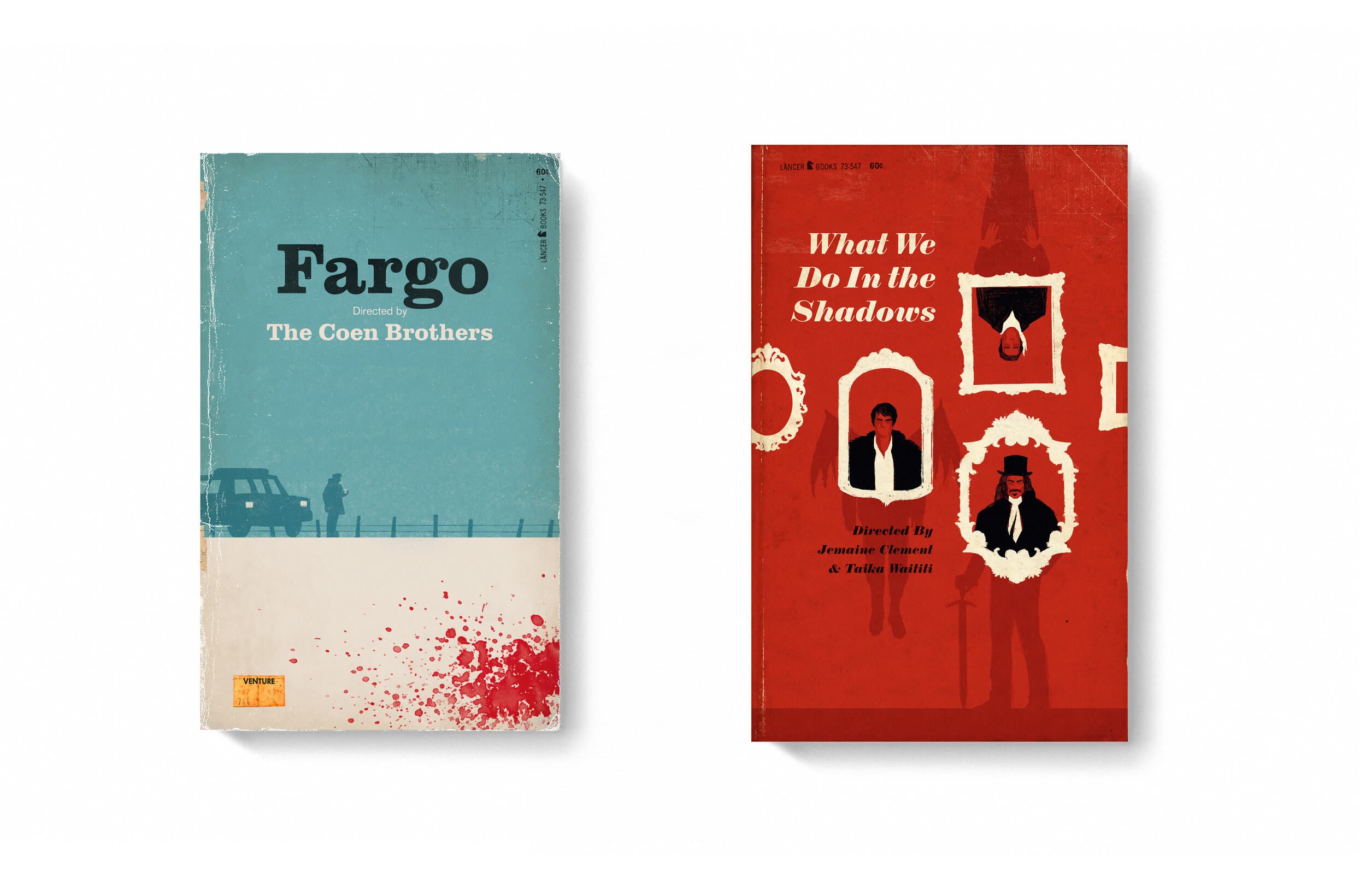 Decorate Your Bachelor Pad With Good Movies As Old Books Prints