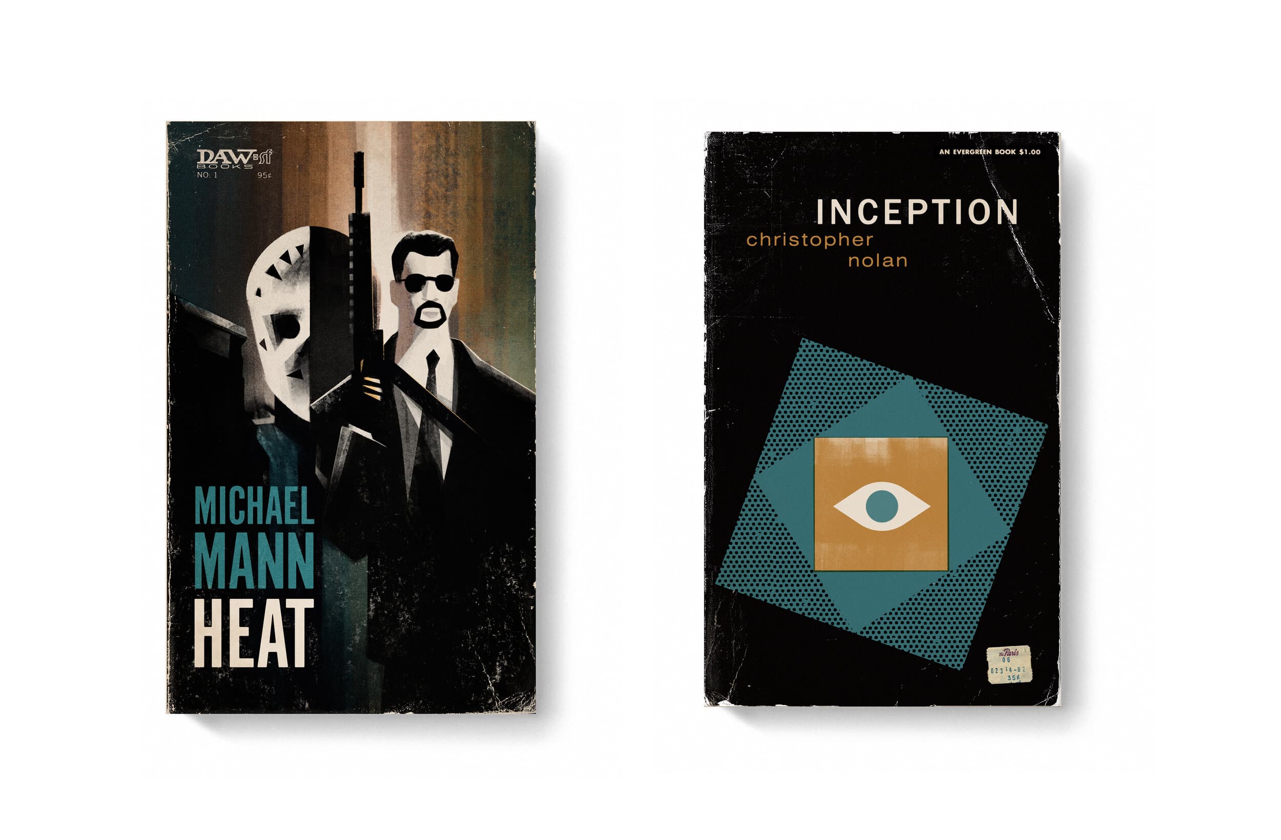 Decorate Your Bachelor Pad With Good Movies As Old Books Prints