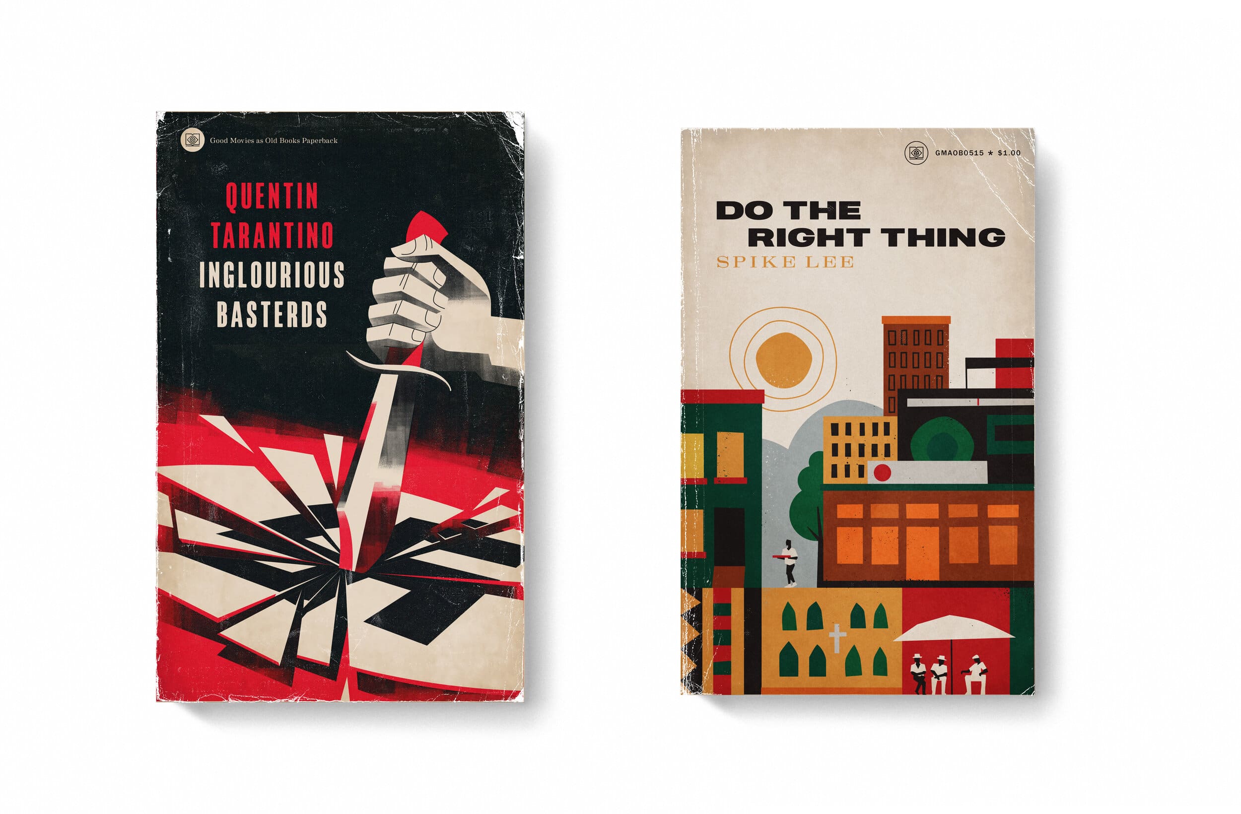 Decorate Your Bachelor Pad With Good Movies As Old Books Prints