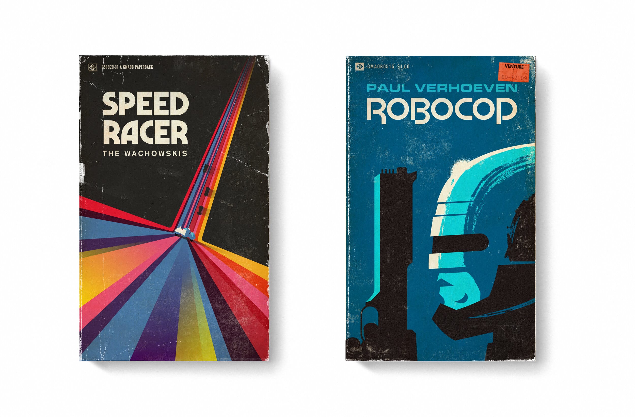 Decorate Your Bachelor Pad With Good Movies As Old Books Prints