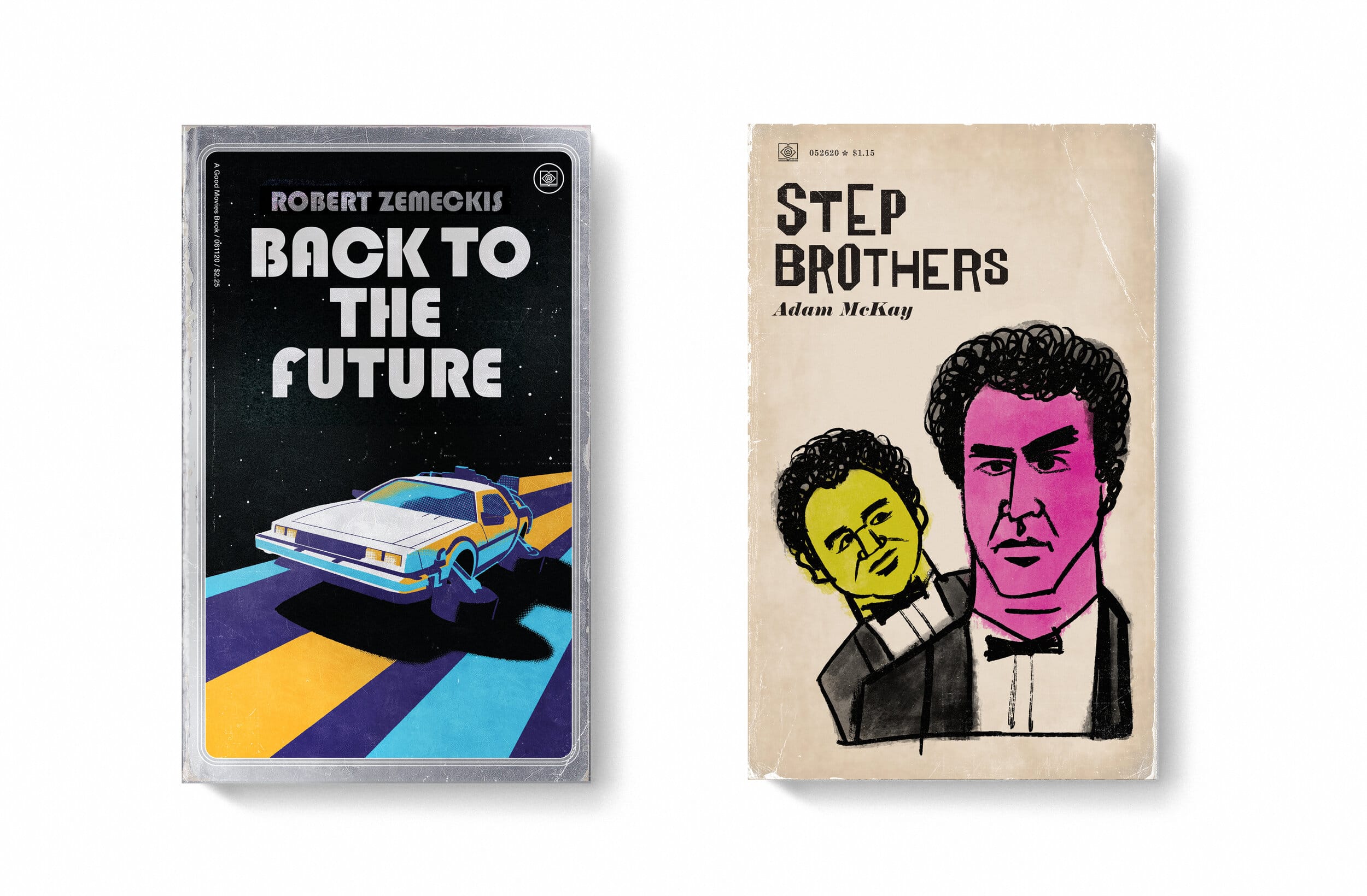 Decorate Your Bachelor Pad With Good Movies As Old Books Prints