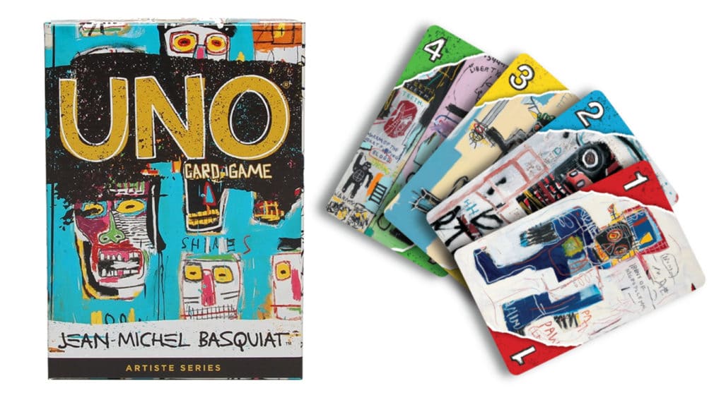 UNO Artiste Series Cards Feature Jean-Michel Basquiat Artwork
