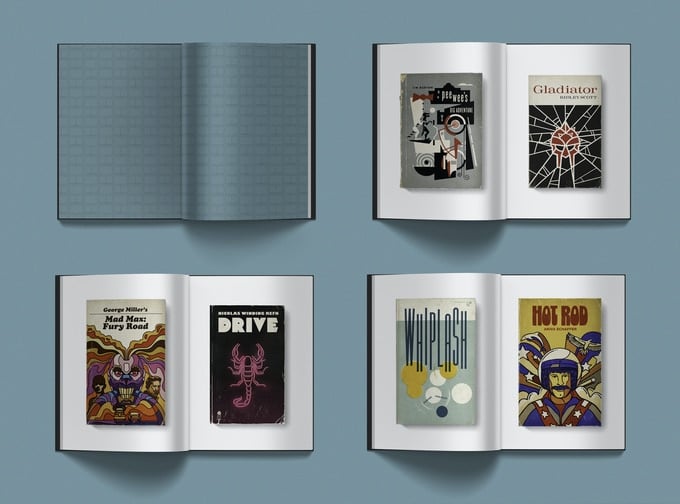 Decorate Your Bachelor Pad With Good Movies As Old Books Prints