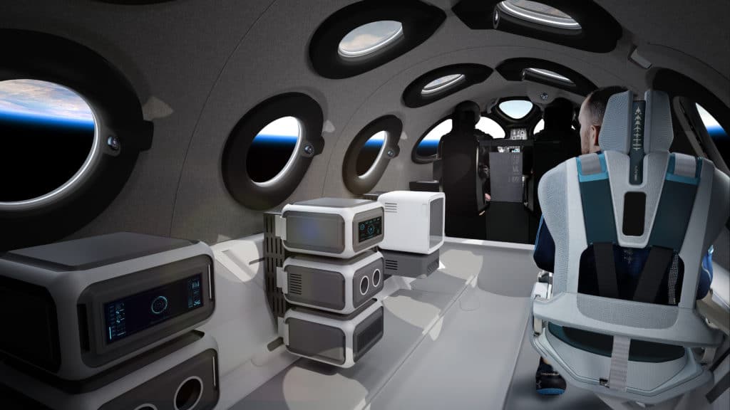 Virgin Galactic Spaceship Cabin Design Revealed