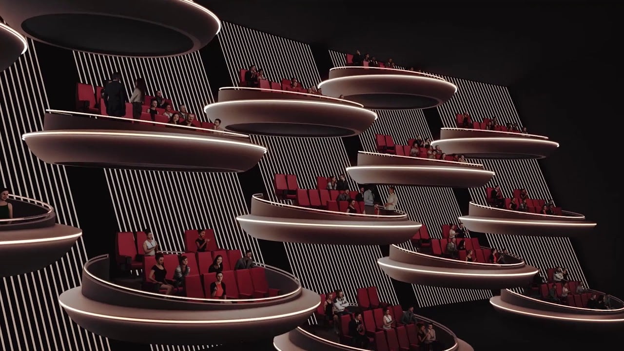 Oma Cinema Will Place A Vertical Theatre In Paris Next Year