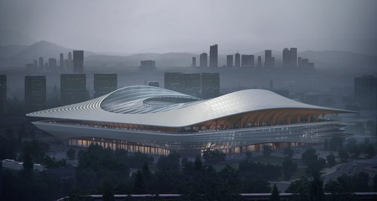 Zaha Hadid Architects presentan el Centro Internacional de Fútbol de Xi'an Centro Internacional de Fútbol de Xi'an
