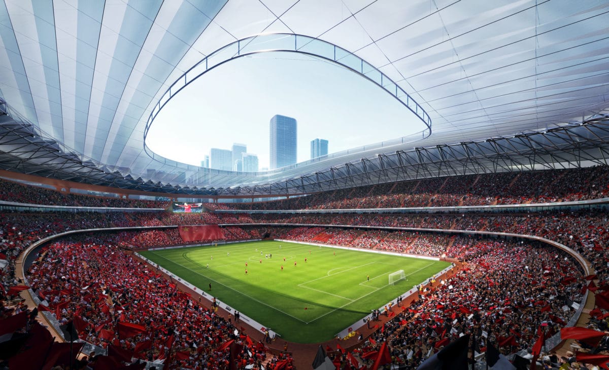Zaha Hadid Architects Reveals The Xi’an International Football Centre