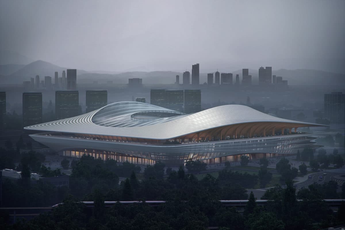 Zaha Hadid Architects Reveals The Xi’an International Football Centre