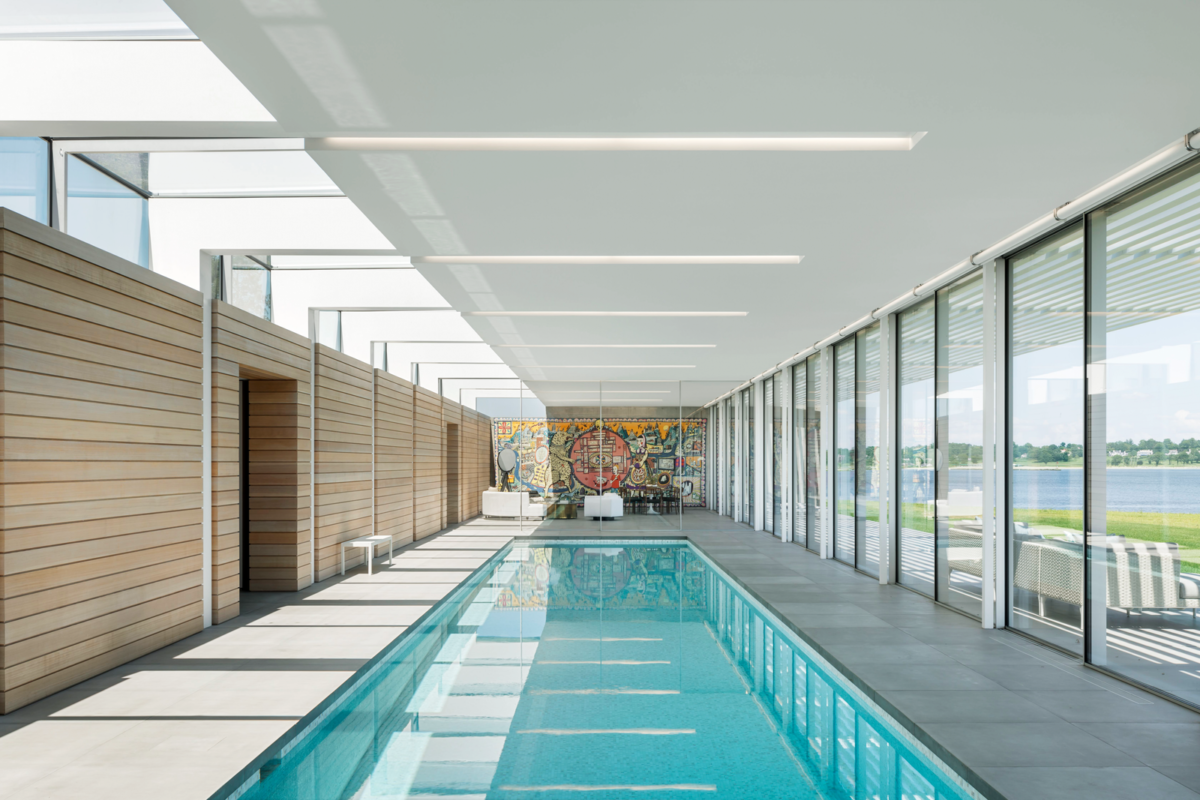 Roger Ferris Designs A Subterranean Pool House