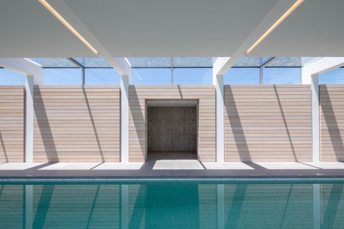 Roger Ferris Designs A Subterranean Pool House