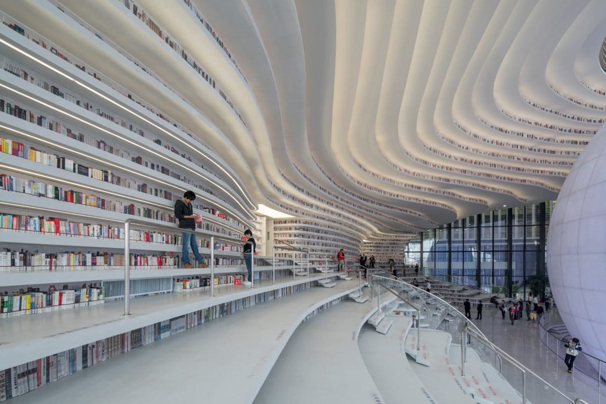 Tianjin Binhai Library: The World’s Coolest Home To 1.2 Million Books