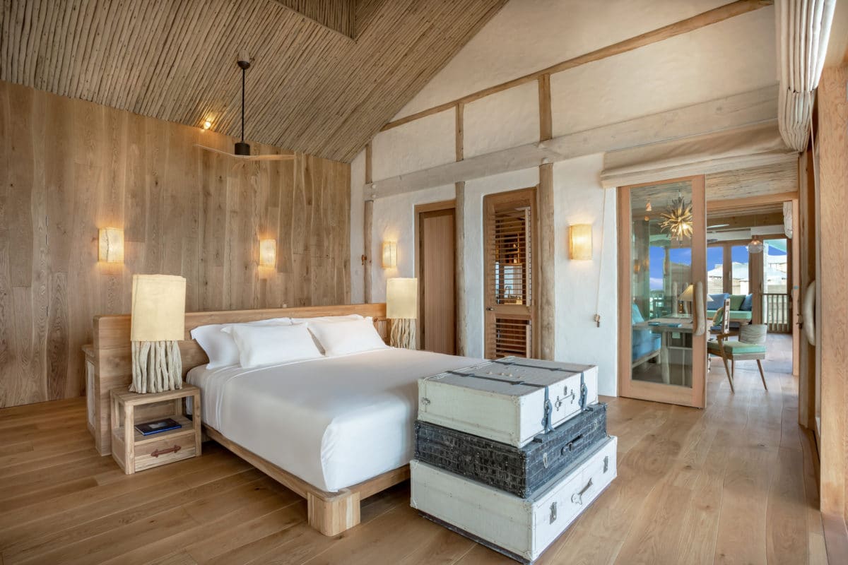 Soneva Fushi Resort Has Overwater Villas With A Built-In Water Slide