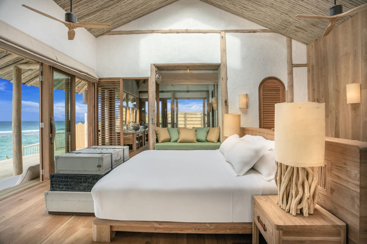 Soneva Fushi Resort Has Overwater Villas With A Built-In Water Slide