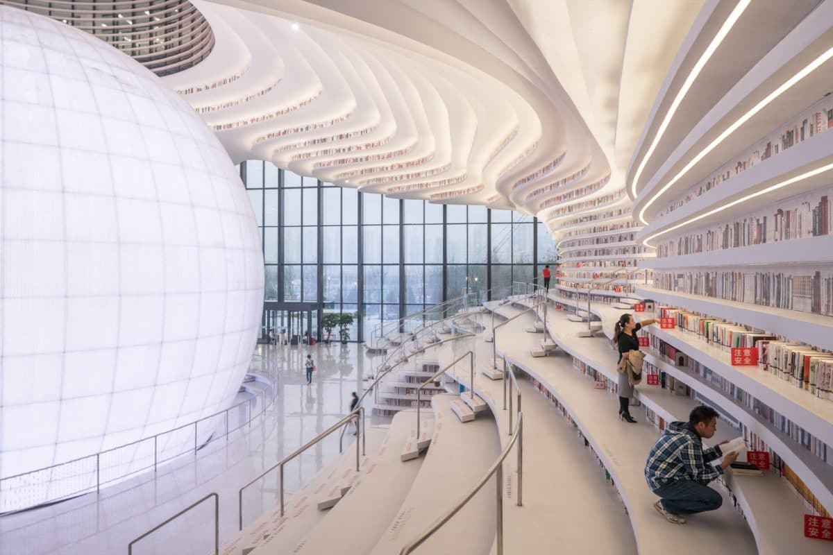Tianjin Binhai Library: The World’s Coolest Home To 1.2 Million Books