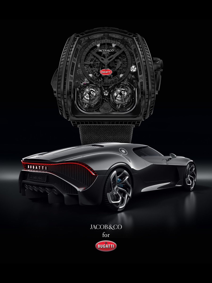 The Jacob & Co Twin Turbo Furious Bugatti La Montre Noire Is Just… Wild