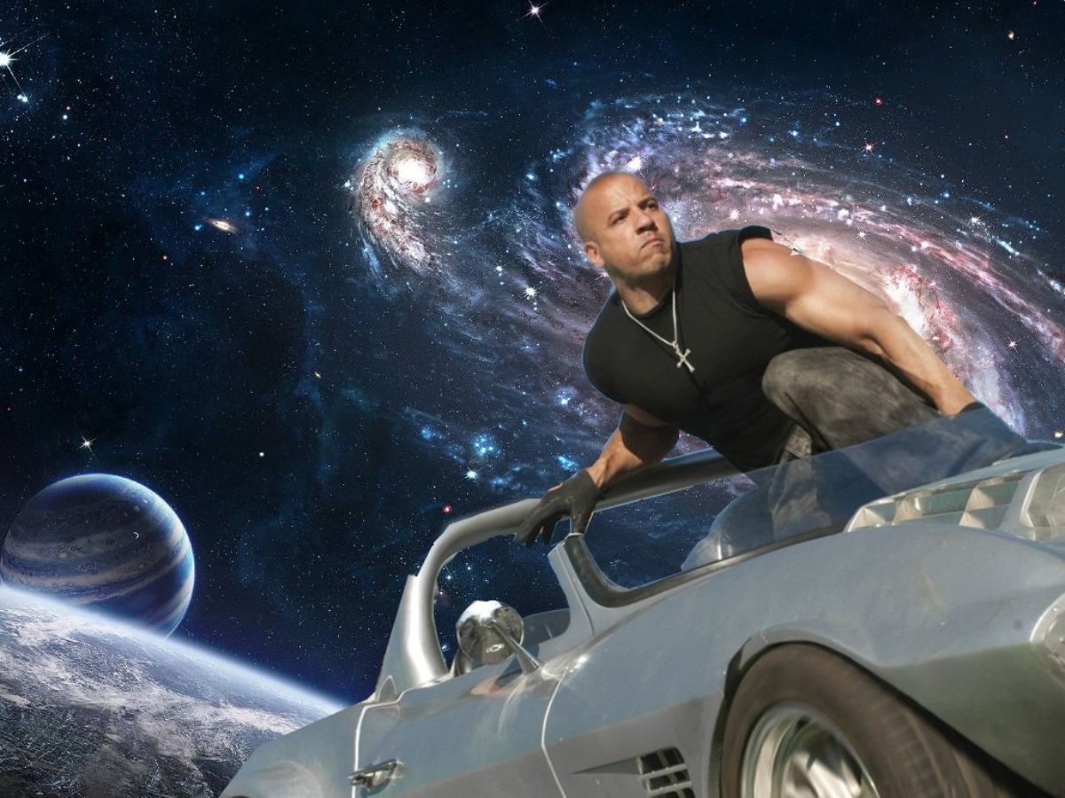 в каком форсаже космос. форсаж вин дизель в космосе. форсаж 9 машина в космосе. последний форсаж в космосе. вин дизель и хан.