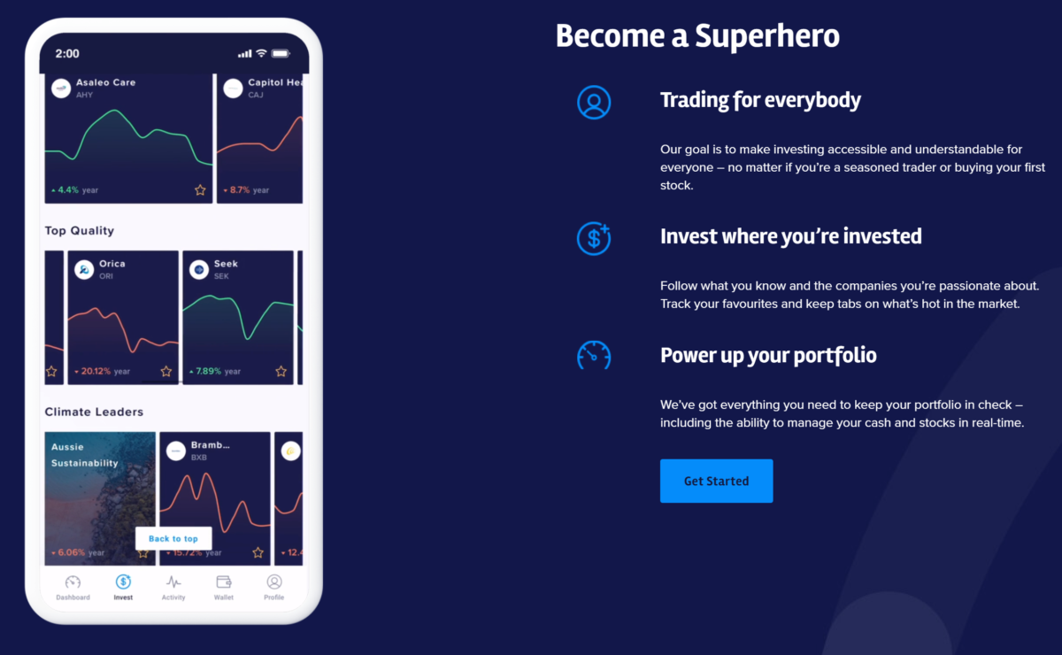 Superhero: The Robinhood-Style Trading App Backed By Afterpay & Zip Founders