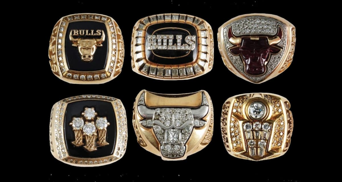For Sale: All 6 Chicago Bulls Championship Rings