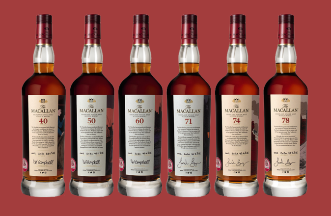 78 Year Old Macallan The Red Collection