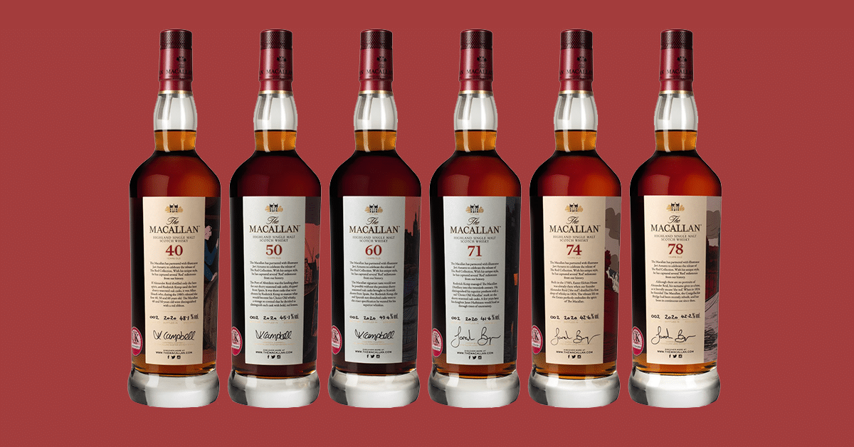 78 Year Old Macallan The Red Collection