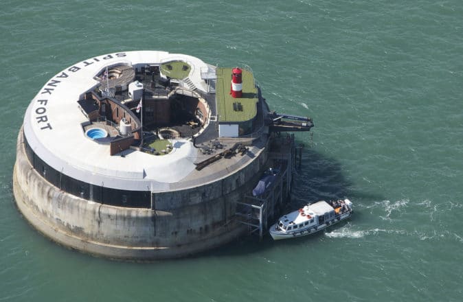 Spitbank Fort: The $7 Million Island Fortress Turned Luxury Hotel