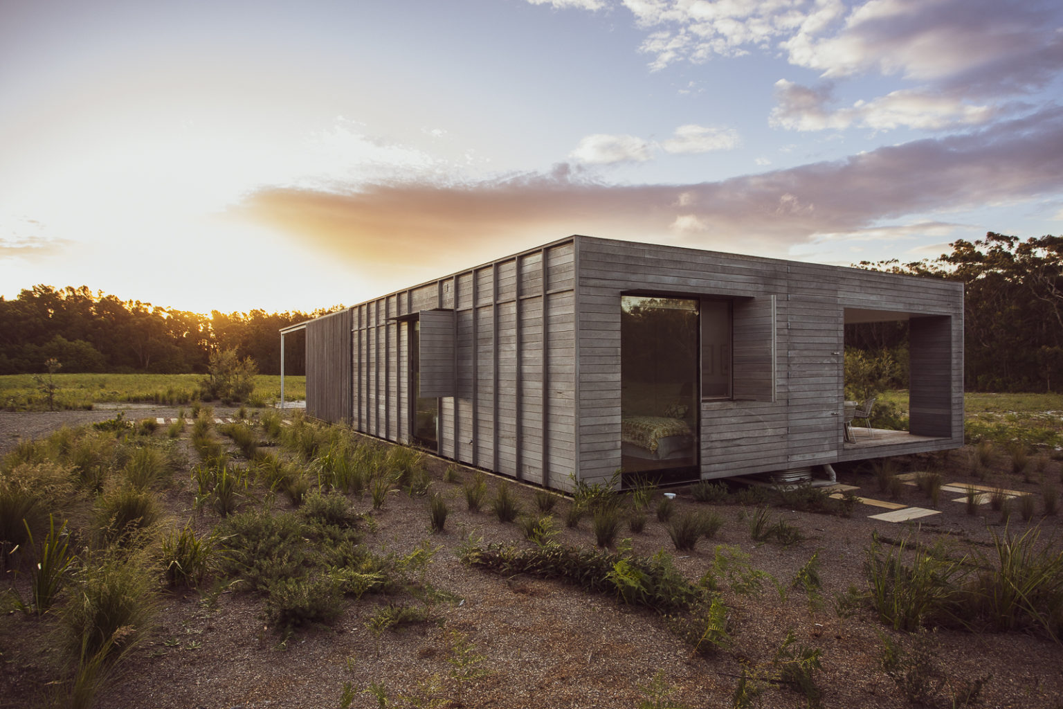 Courtyard House By FABPREFAB Is An OffGrid Hideaway Just Hours From Sydney