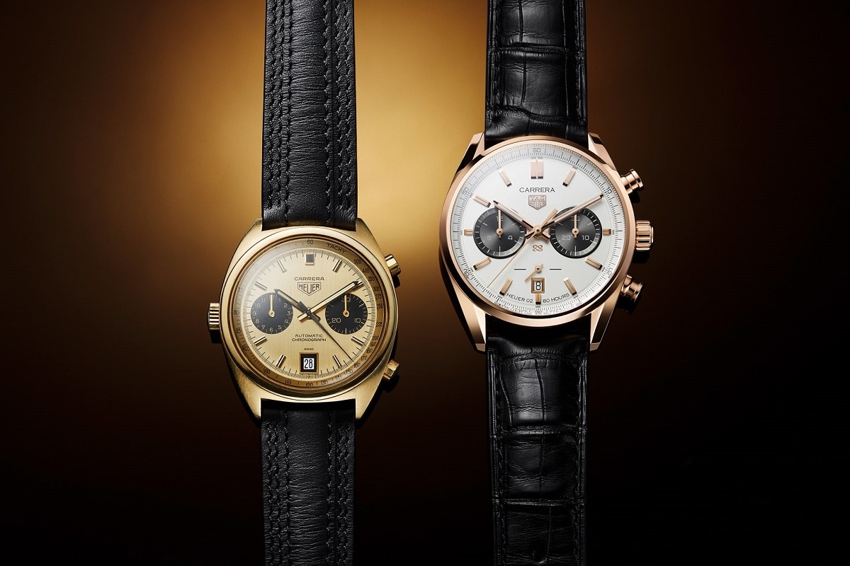 TAG Heuer Gold Edition next to original