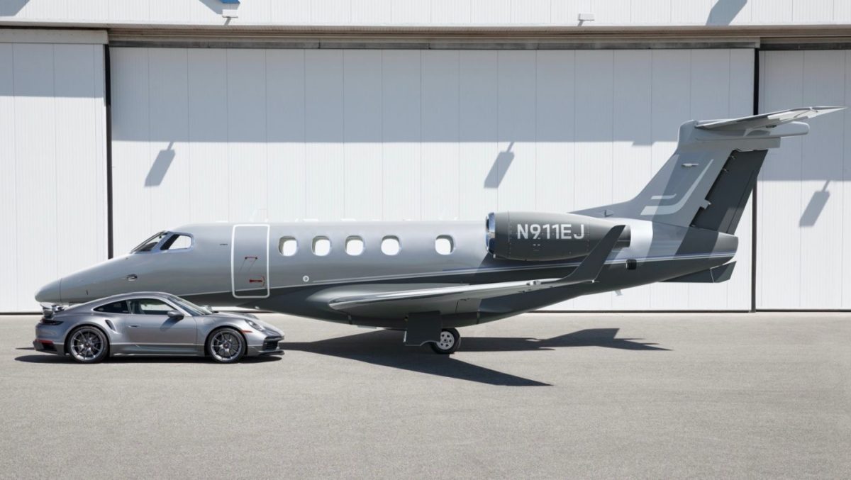 Porsche &#038; Embraer &#8216;Duet&#8217; Collab Pairs Matching Turbo S + Private Jet