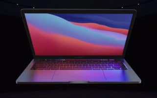 Apple MacBook uses the new M1 Chip