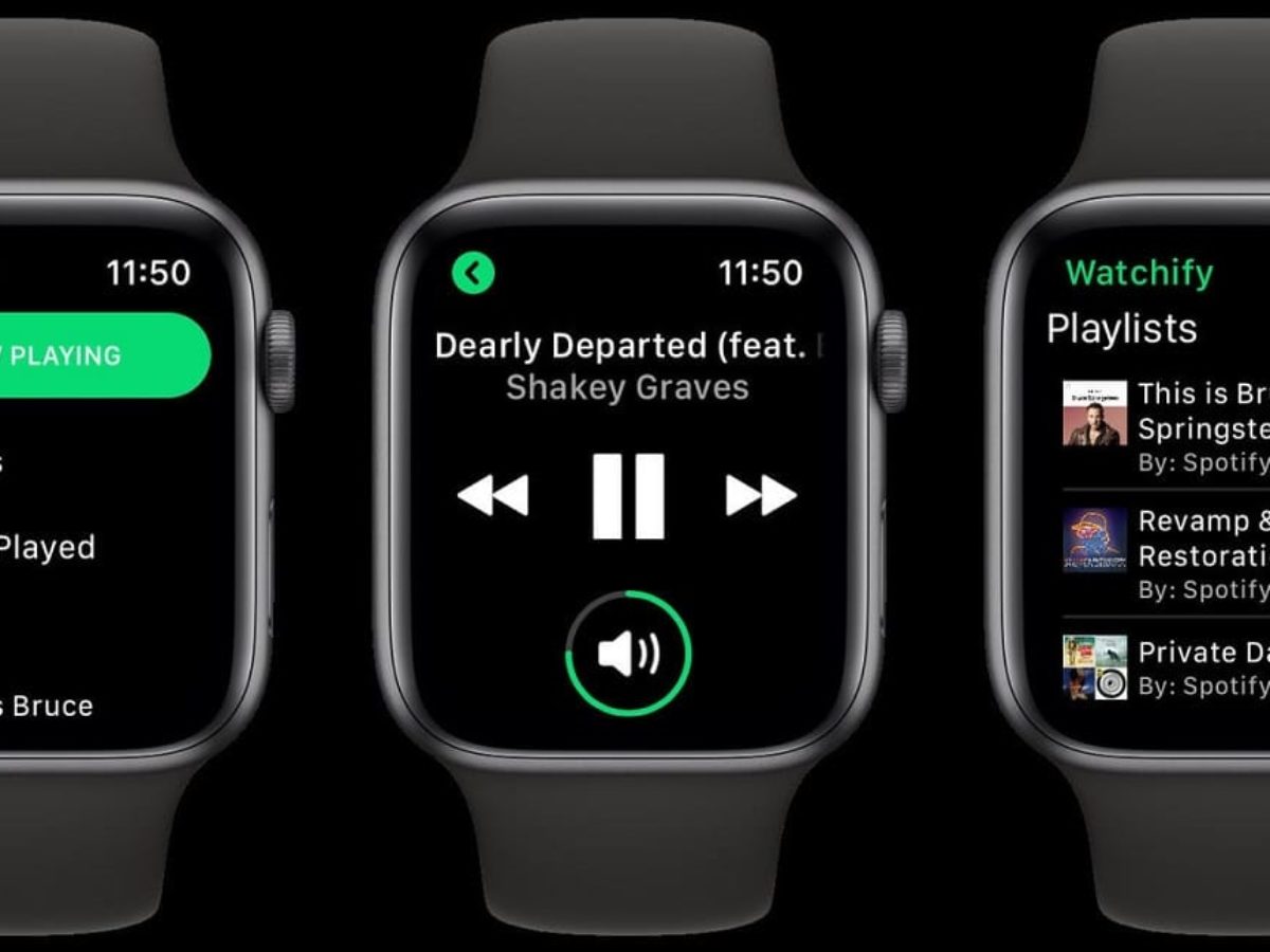 apple watch airpods spotify