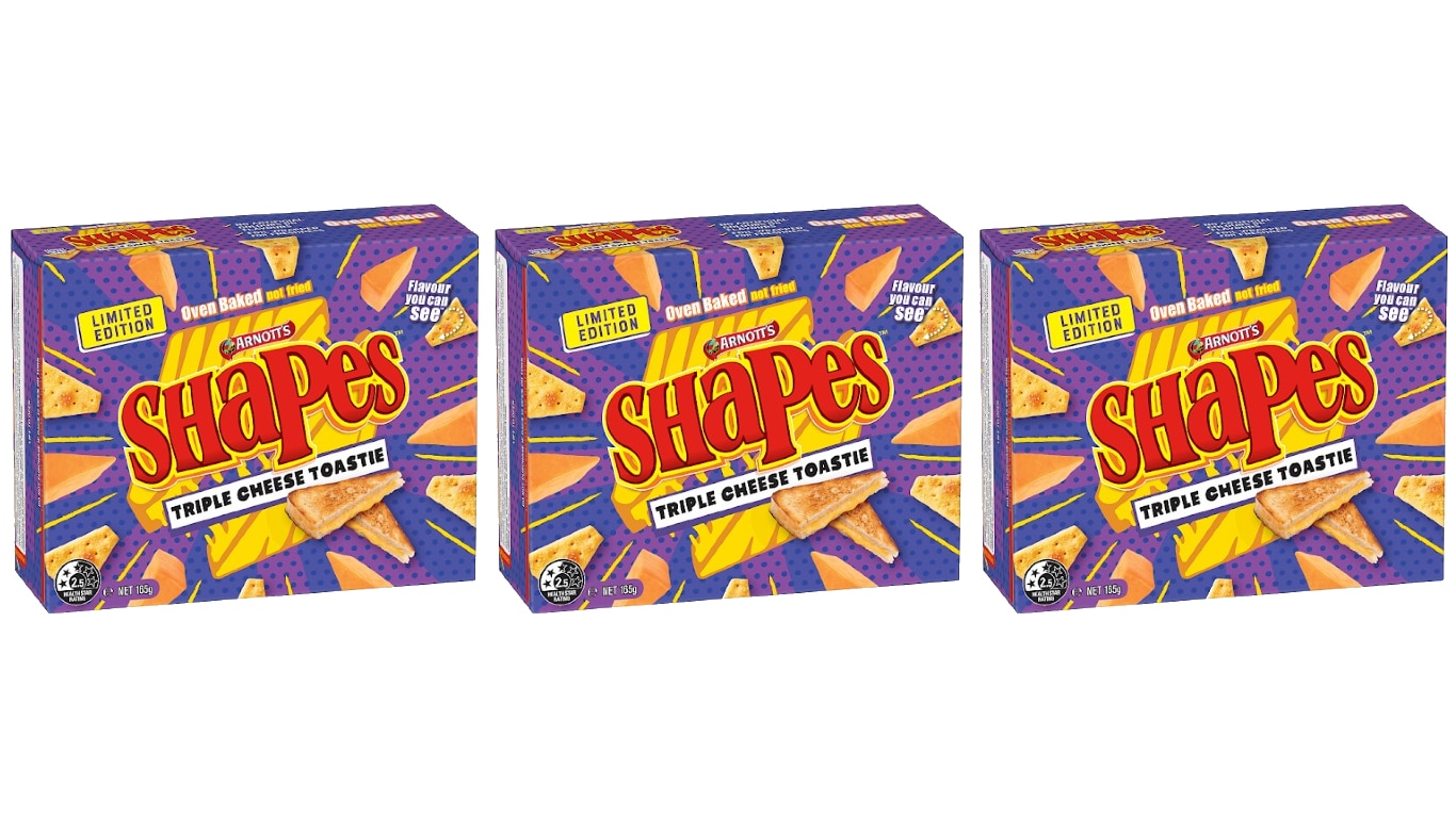 PSA: Shapes Triple Cheese Toastie Is Now A Real Flavour