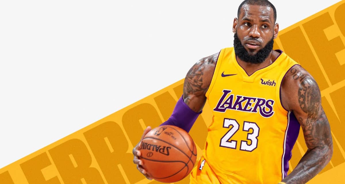 lebron james signed with lakers