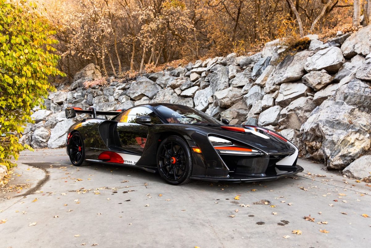 A car parked on the side of the road