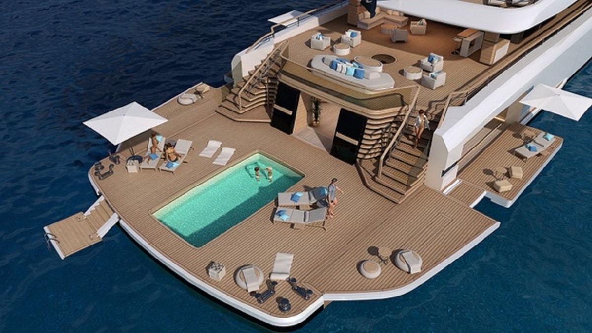 &#8216;The Island&#8217;: Nauta Design Yachts Now Feature An Expandable Beach Club