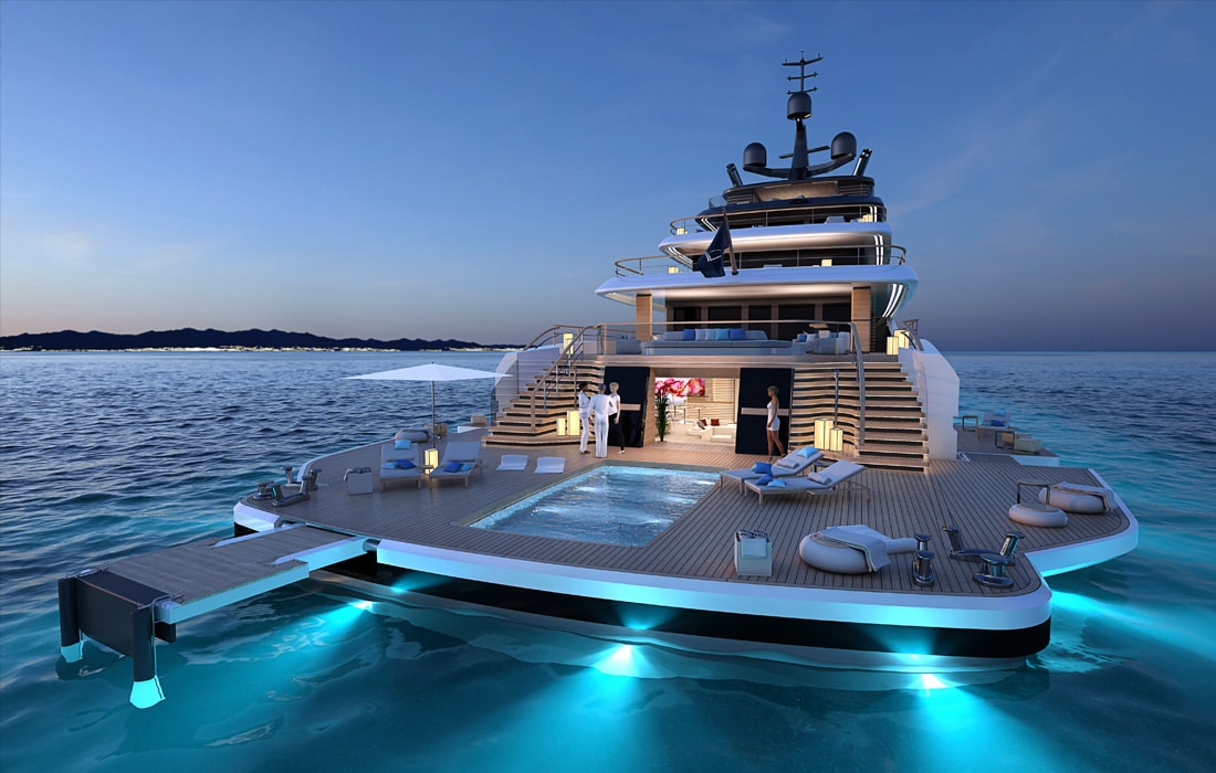 ‘The Island’: Nauta Design Yachts Now Feature An Expandable Beach Club