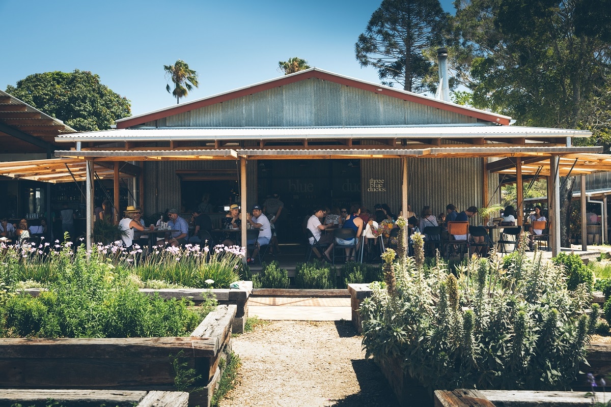 The legendary Three Blue Ducks stills stands as one of the best restaurants in Byron Bay.