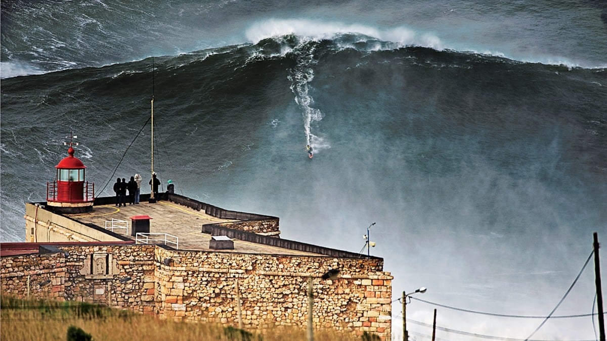 hbo 100 foot wave garrett mcnamara nazare portugal surf documentary