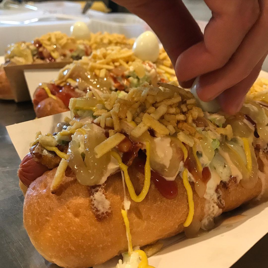A Latin hot dog from Lady T in Cremorne.