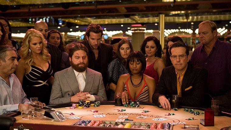 A group of people sitting at a table