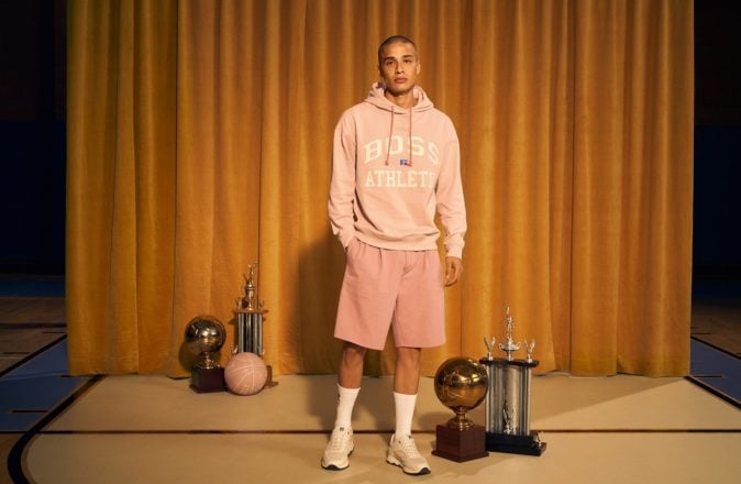 Boss x Russell Athletic capsule lensed off-court