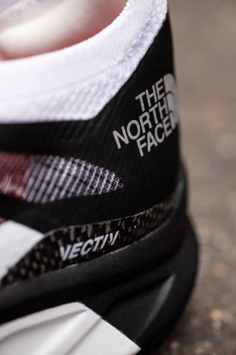 The North Face logo on the Flight Vectiv