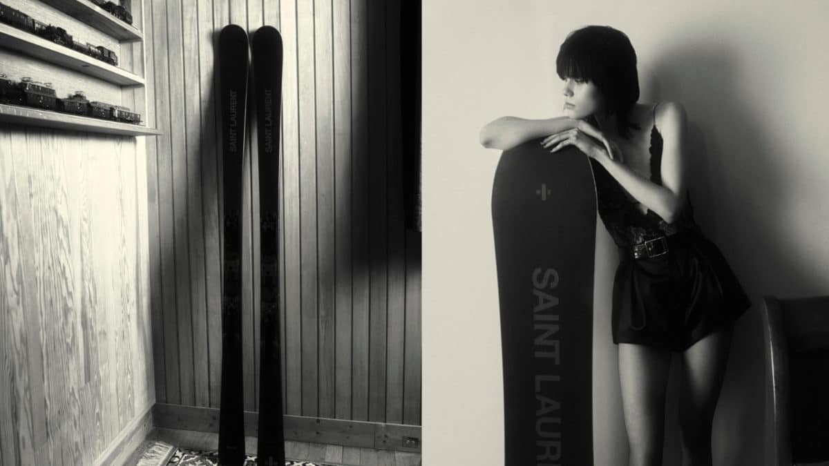 Saint Laurent Rive Droite Winter Game Capsule Ski Snowboard Sled Luge Basketball