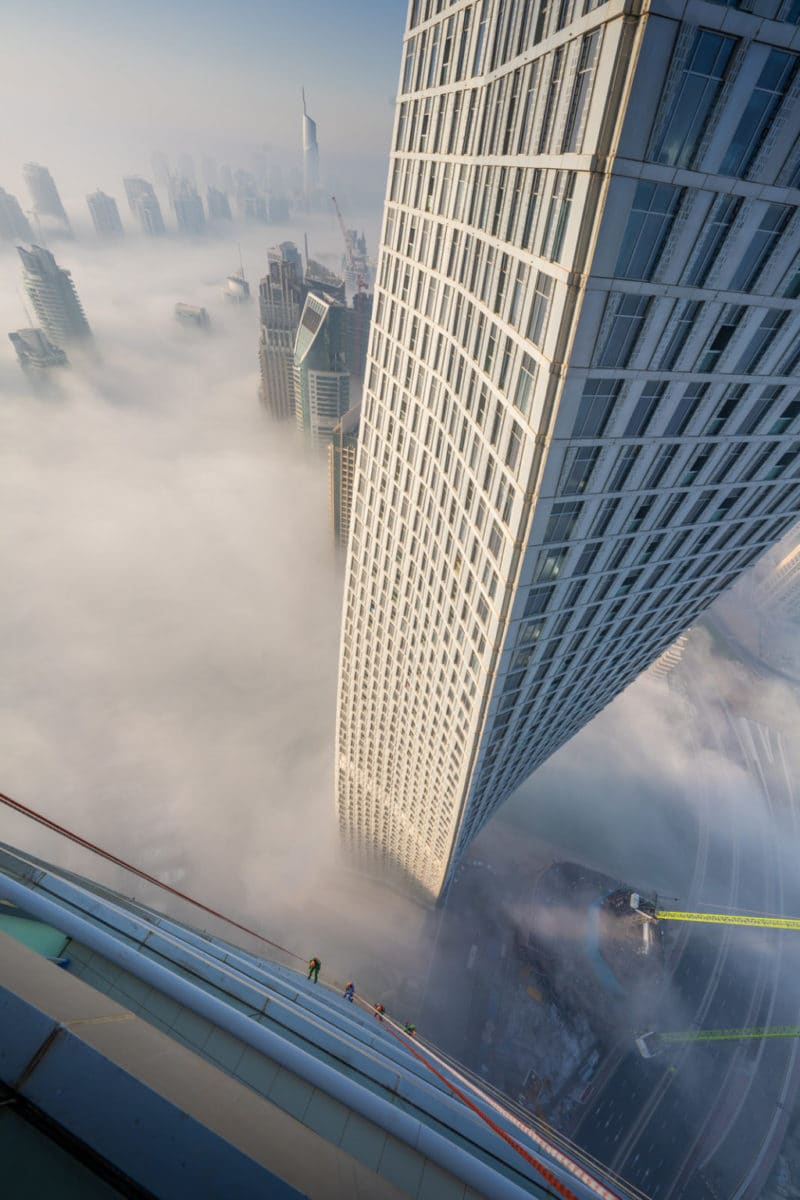 These photos of Dubai window cleaners will make you sweat.